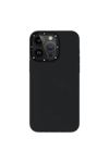 YoungKit Mat Hidden Sand Serisi Kılıf Siyah iPhone 15 Pro Max