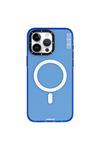 YoungKit Crystal Color Serisi Kılıf Mavi iPhone 15 Pro Max