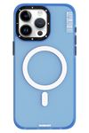 YoungKit Colored Sand Serisi Kılıf Mavi iPhone 15 Pro Max