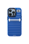 YoungKit Luggage FireFly Serisi Kılıf Mavi iPhone 15 Pro Max