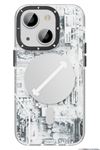 YoungKit Technology Serisi Kılıf Beyaz iPhone 15