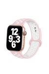 Fujimax Apple Watch Delikli Spor Kordon Pembe Beyaz