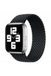 Fujimax Apple Watch Örgü Solo Loop Kordon Small Siyah