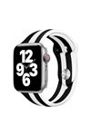Fujimax Apple Watch Rainbow Kordon Siyah Beyaz