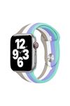 Fujimax Apple Watch Rainbow Kordon Beyaz Mavi