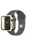 Fujimax Apple Watch 4 5 6 SE Ekran Ve Kasa Koruyucu Sarı