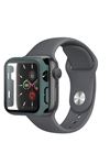 Fujimax Apple Watch 4 5 6 SE Ekran Ve Kasa Koruyucu Koyu Yeşil