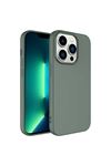 Mara Serisi Lansman Kılıf Koyu Yeşil iPhone 14 Pro Max