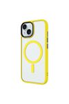 Flet Serisi MagSafe Kılıf Sarı iPhone 15 Plus