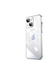 Riksos Serisi MagSafe Sert Kılıf Gümüş iPhone 14 Plus